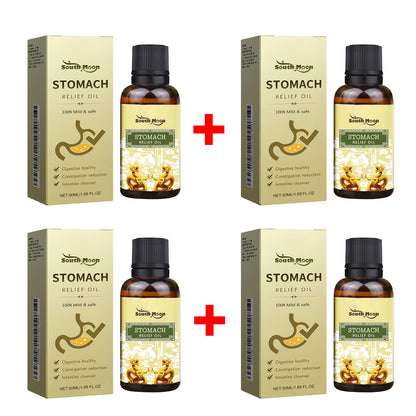 Natural Herbal Abdominal Massage Oil for Digestive Comfort & Constipation Relief