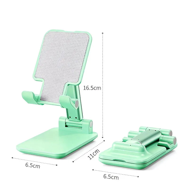 Foldable Desktop Phone & Tablet Stand - Adjustable Universal Holder