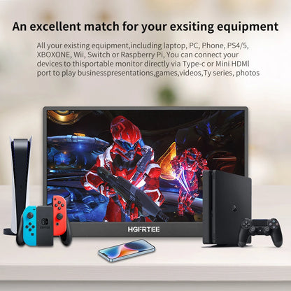13.3" 4K Portable Monitor - Ultra-HD HDR Display for Laptop, PS5 & Xbox