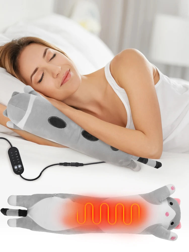 Cat Heated Plush Pillow - Period Cramp Relief Heating Pad