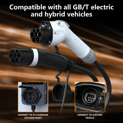 GB/T to Type 2 EV Charging Cable - Fast 16A/32A Electric Vehicle Charger