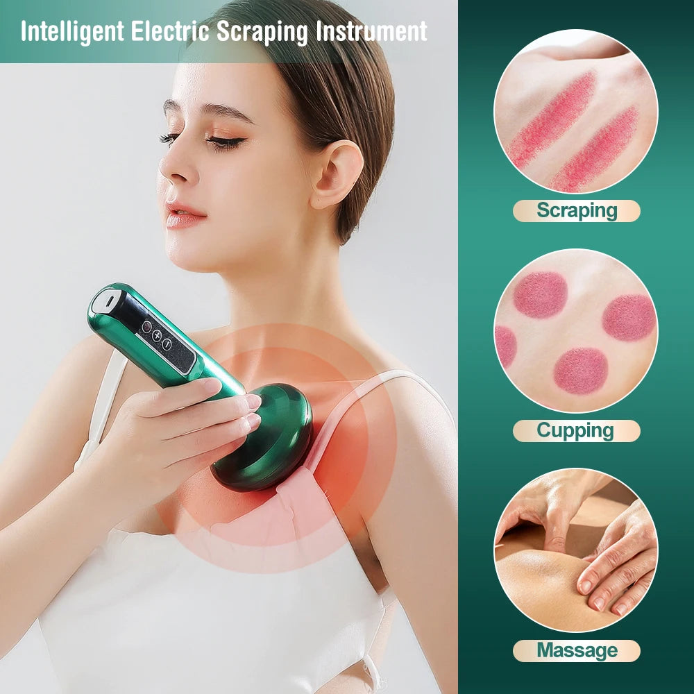 Electric Cupping Massager - Smart Vacuum Gua Sha Therapy - 10