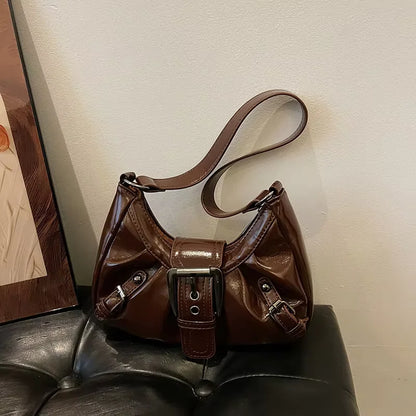 Luxury Retro Pleated Hobo Bag