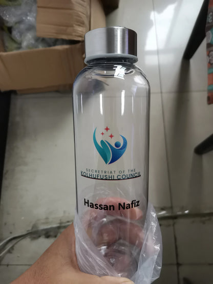 Personalized 550ml Sports Water Bottle - Custom BPA-Free Leakproof Sport Cup
