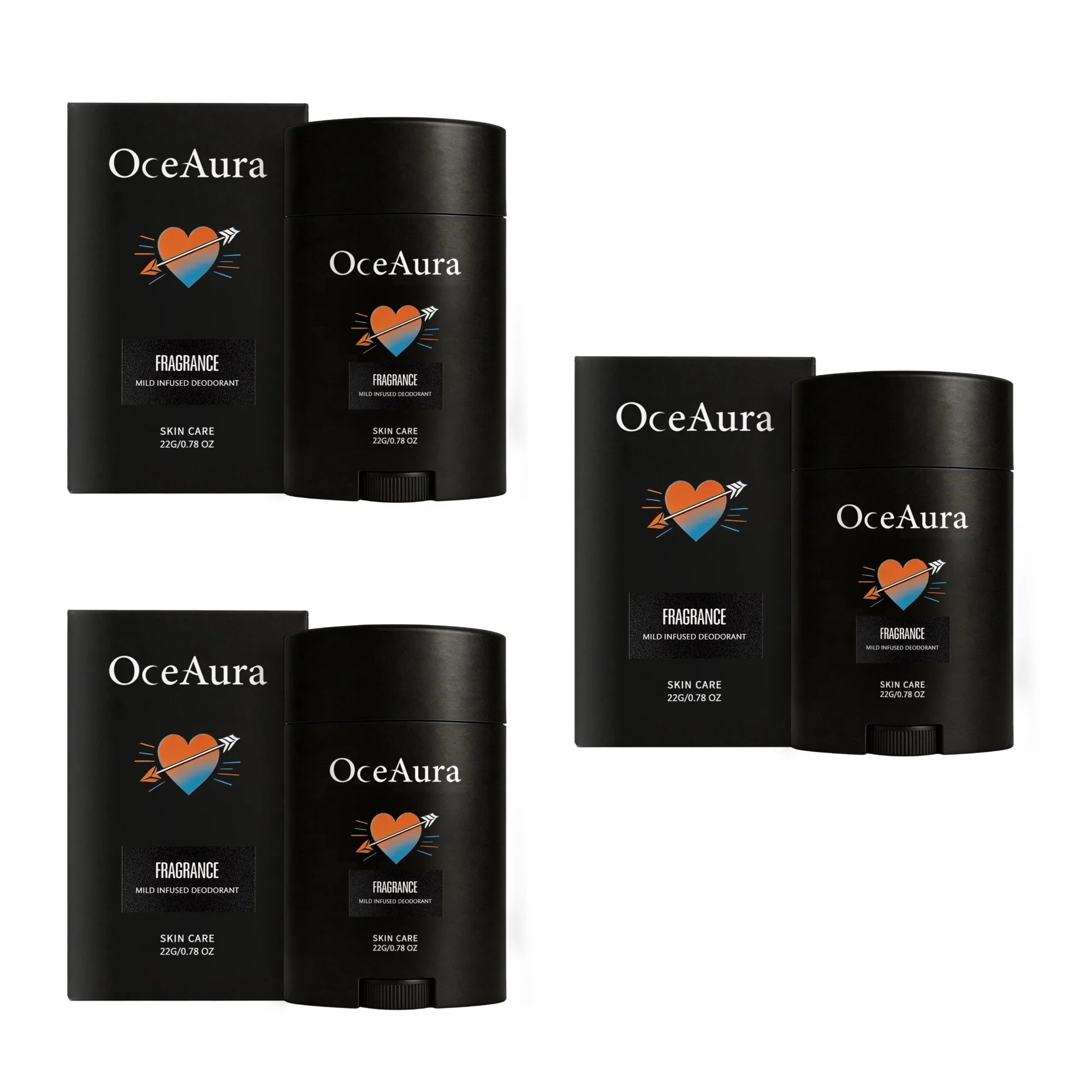 Men's Long-Lasting Solid Deodorant Stick - Odor Control & Skin-Friendly Formula - 15