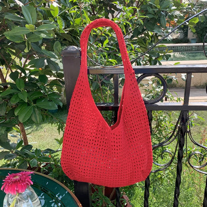 Luxury Bohemian Crochet Tote