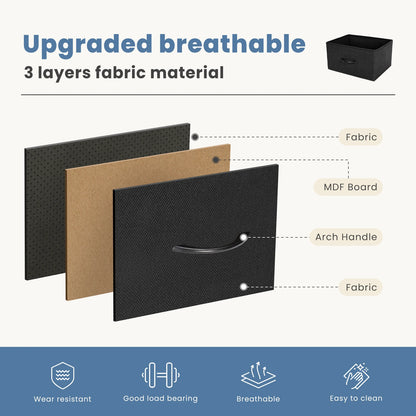 7-Drawer Fabric Dresser Organizer - Sturdy Storage Chest for Bedroom