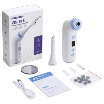 Visible Tonsil Stone Remover Kit with HD Camera & Vacuum Suction