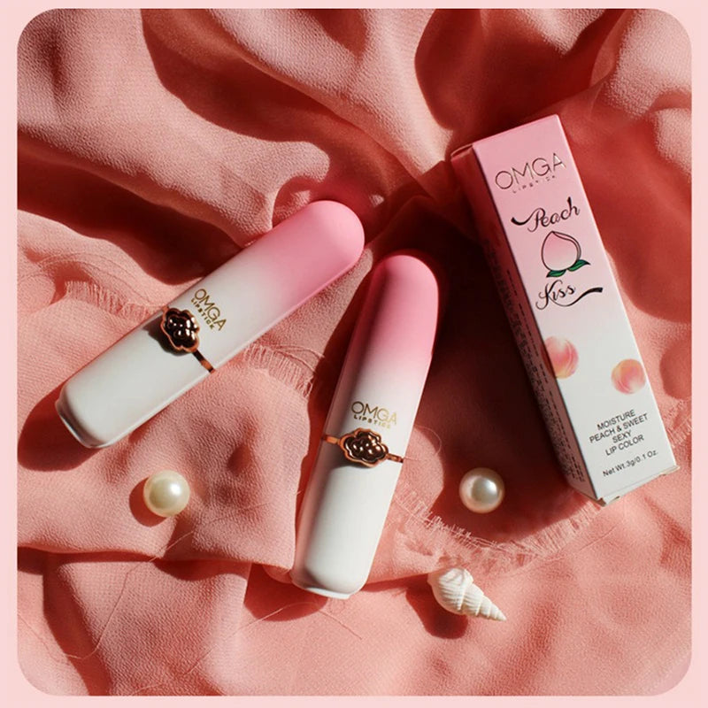 Peach Color-Changing Moisturizing Jelly Lipstick - Long-Lasting Lip Balm