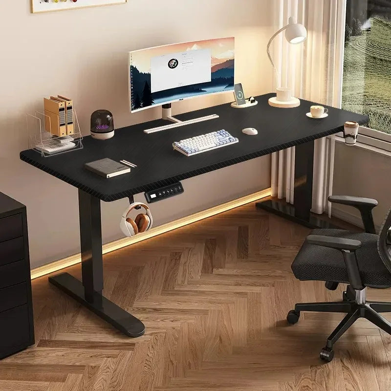 Electric Height Adjustable Standing Desk - Motorized Sit-Stand Home Office - 7
