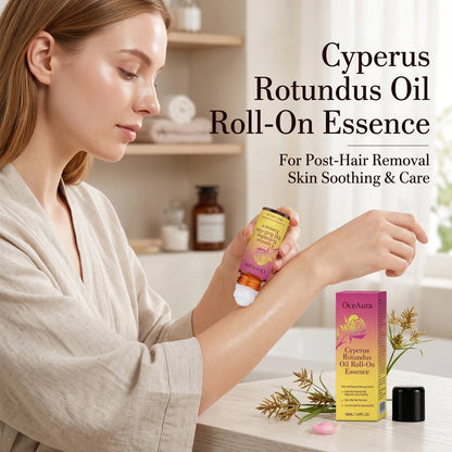 Cyperus Rotundus Roll-On Oil Essence for Post-Hair Removal Skin Soothing & Care