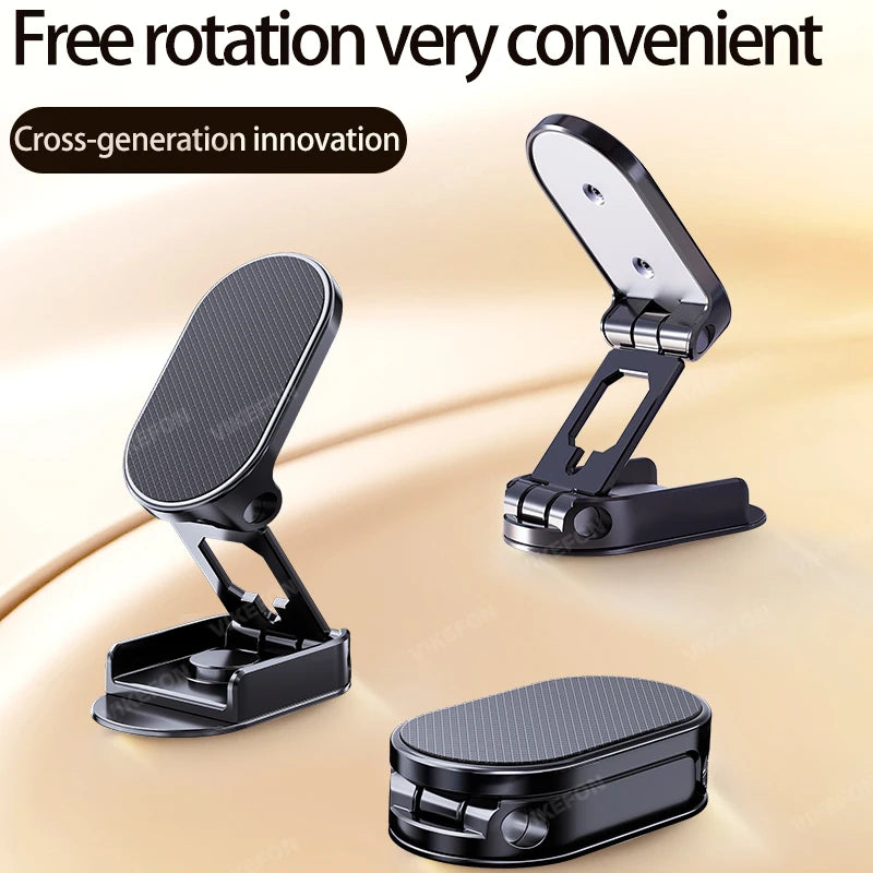 Magnetic 360° Rotating Car Phone Mount - Universal Dashboard GPS Holder - 6