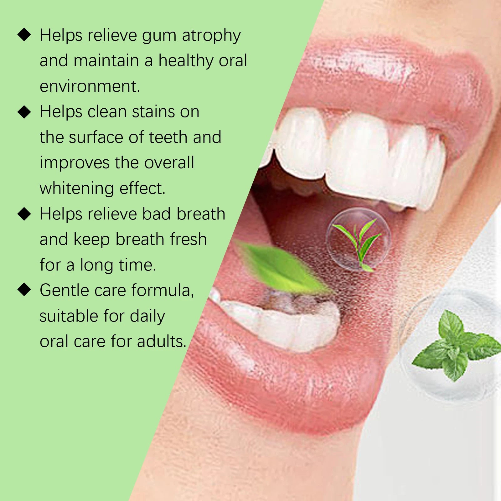 Herbal Oral Gum Repair Drops - Fresh Breath & Teeth Cleansing Treatment - 11