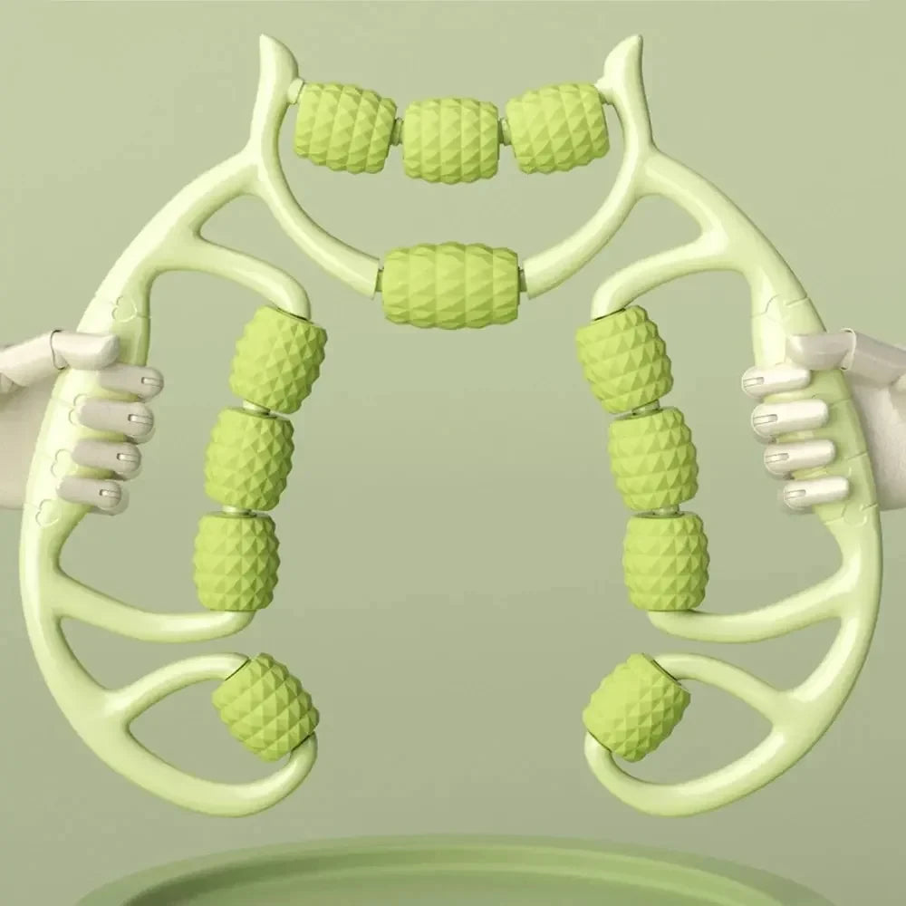 12-Wheel Leg Massager - Roller for Muscle Recovery & Slimming