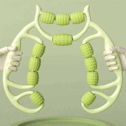 12-Wheel Leg Massager - Roller for Muscle Recovery & Slimming