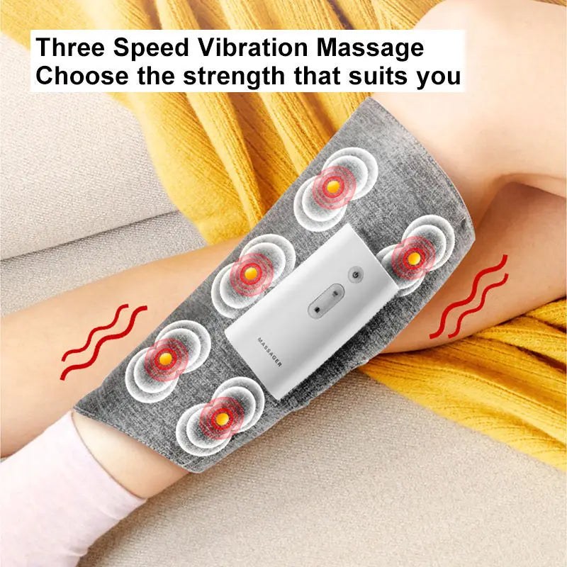 Cordless Air Compression Leg Massager for Calf & Thigh Muscle Pain Relief - 4