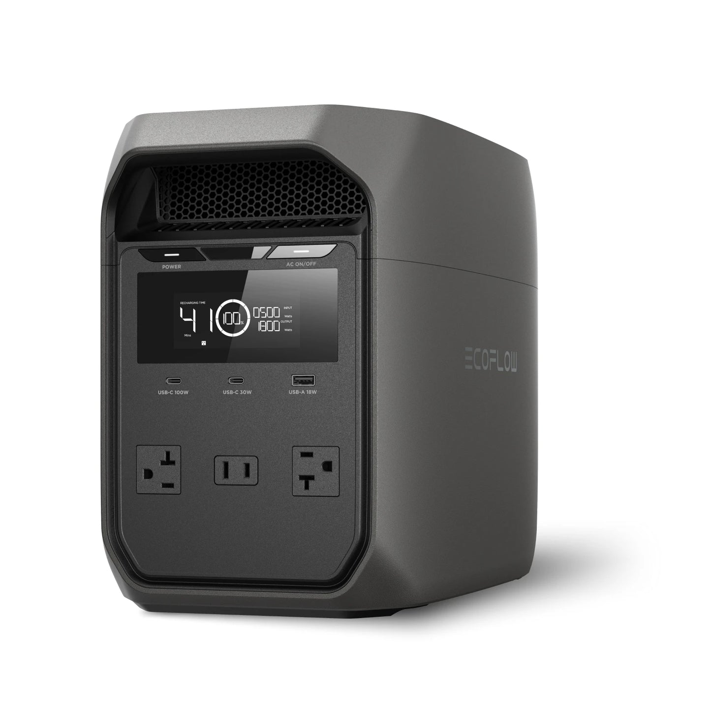 EcoFlow DELTA 3 1000Wh Portable Power Station - Fast Charging Solar Generator