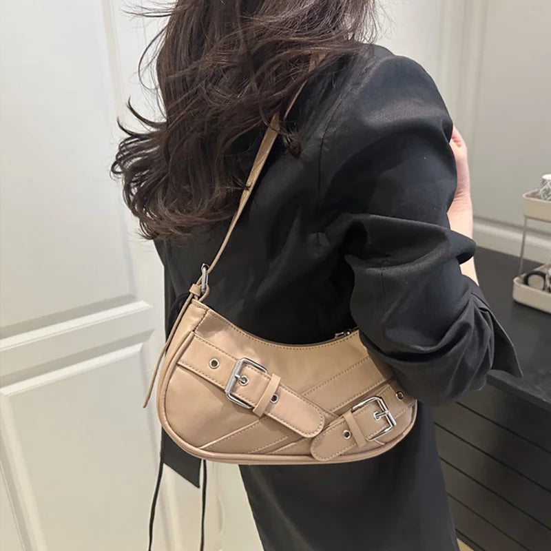 Luxury Vintage Stone Shoulder Bag