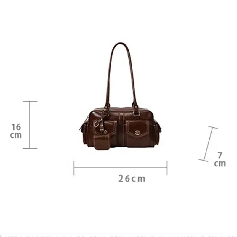 Luxury Trendy Stone Boston Bag