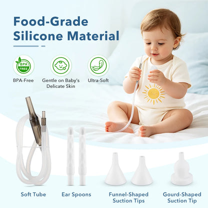 Electric Baby Ear Wax Removal Vacuum Cleaner with LED Light & 3 Suction Levels
