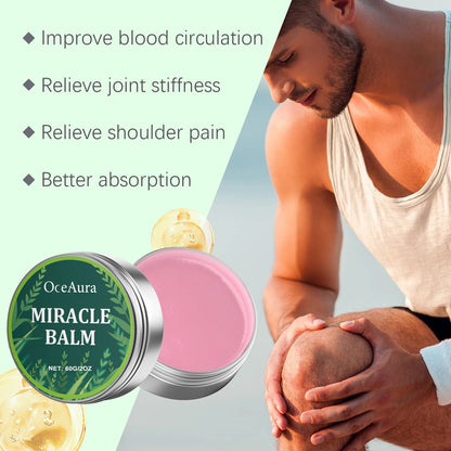 Herbal Joint & Muscle Massage Balm - Soothing Relief Cream for Neck, Back & Knees