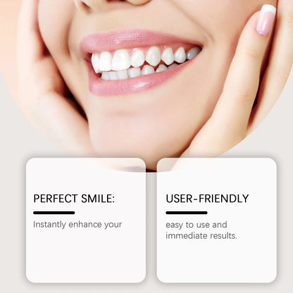 Comfort Fit Temporary Denture Set - Realistic Smile Repair Kit for Upper & Lower Teeth