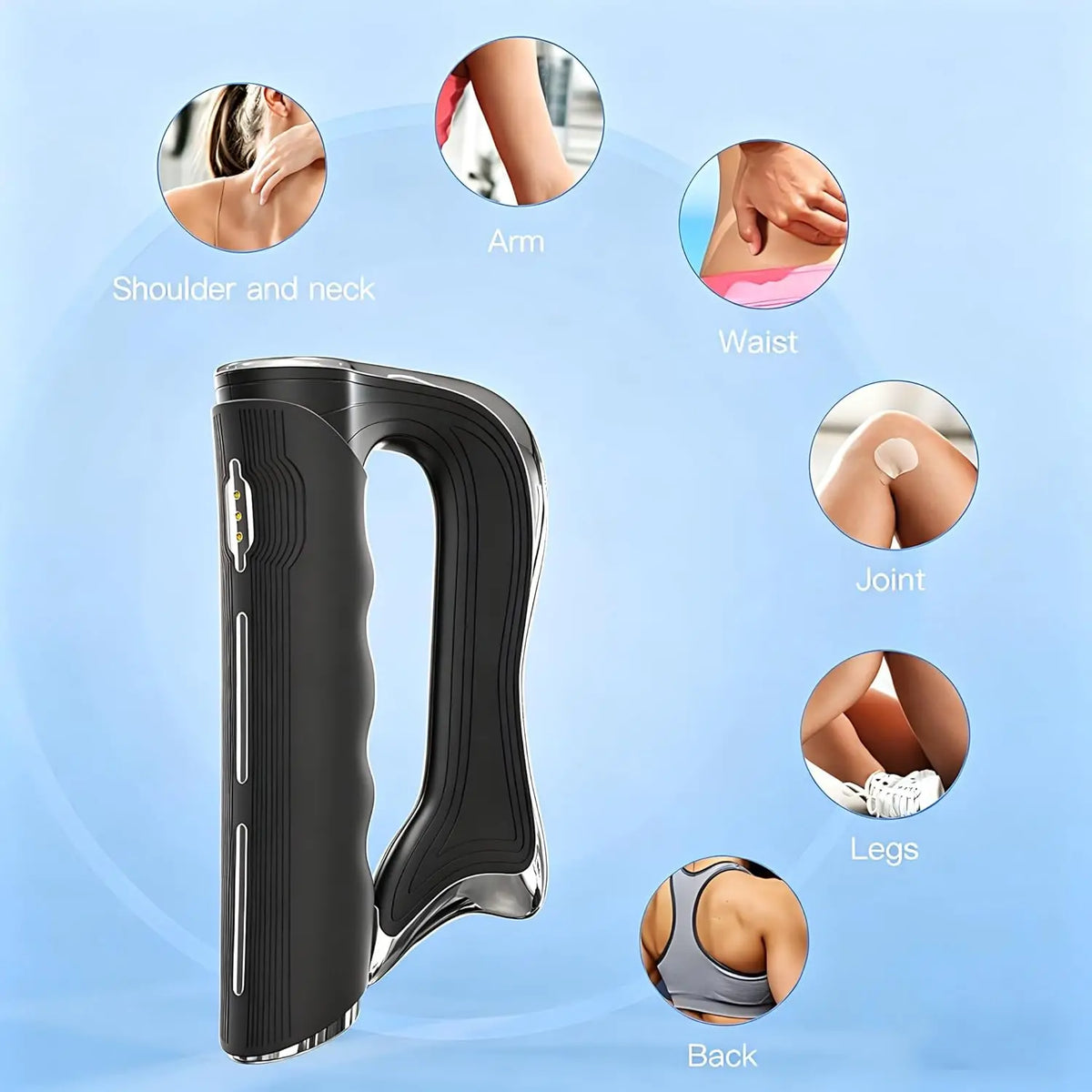 Electric Myofascial Gua Sha Massager for Deep Tissue Muscle Relief