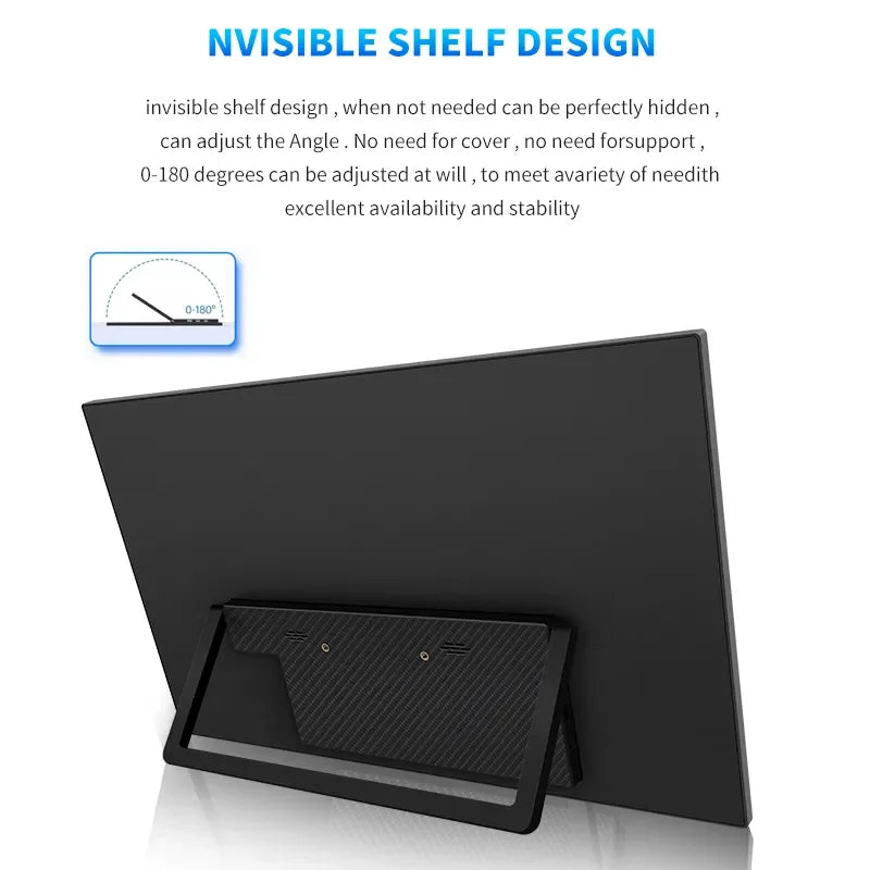 18.5" Portable 120Hz Monitor - 1080P IPS Full HD Laptop Second Screen