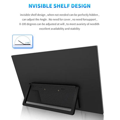 18.5" Portable 120Hz Monitor - 1080P IPS Full HD Laptop Second Screen