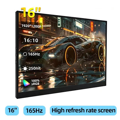 14-Inch 2K Portable Monitor - Ultra HD 60Hz HDR Laptop Display