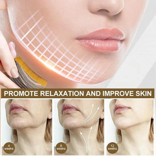 Lymphatic Drainage Face Massage Brush for Facial Contouring & Depuffing