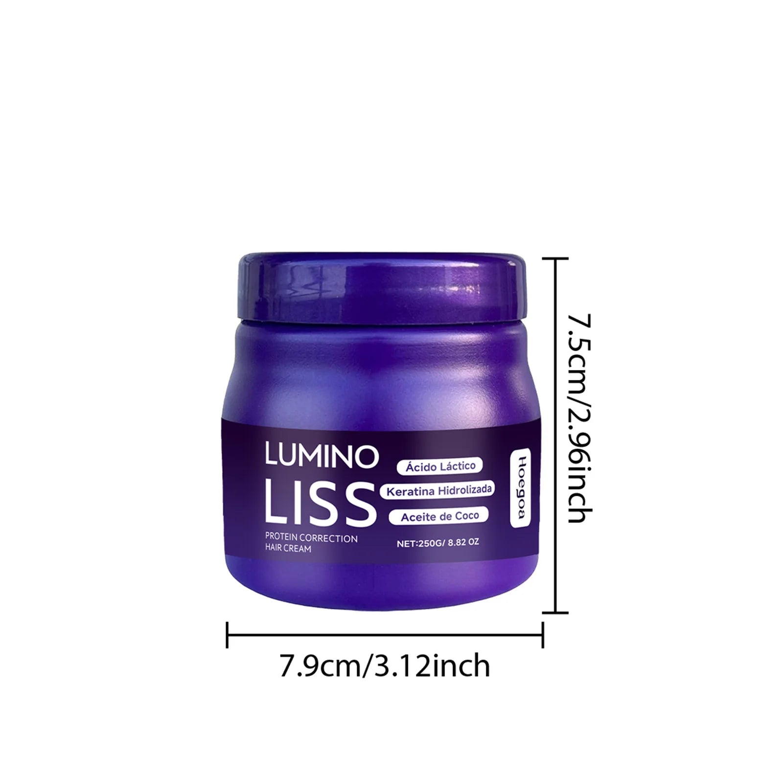Protein Correction Hair Straightening Cream - Keratin Smoothing & Repair Mask - 9