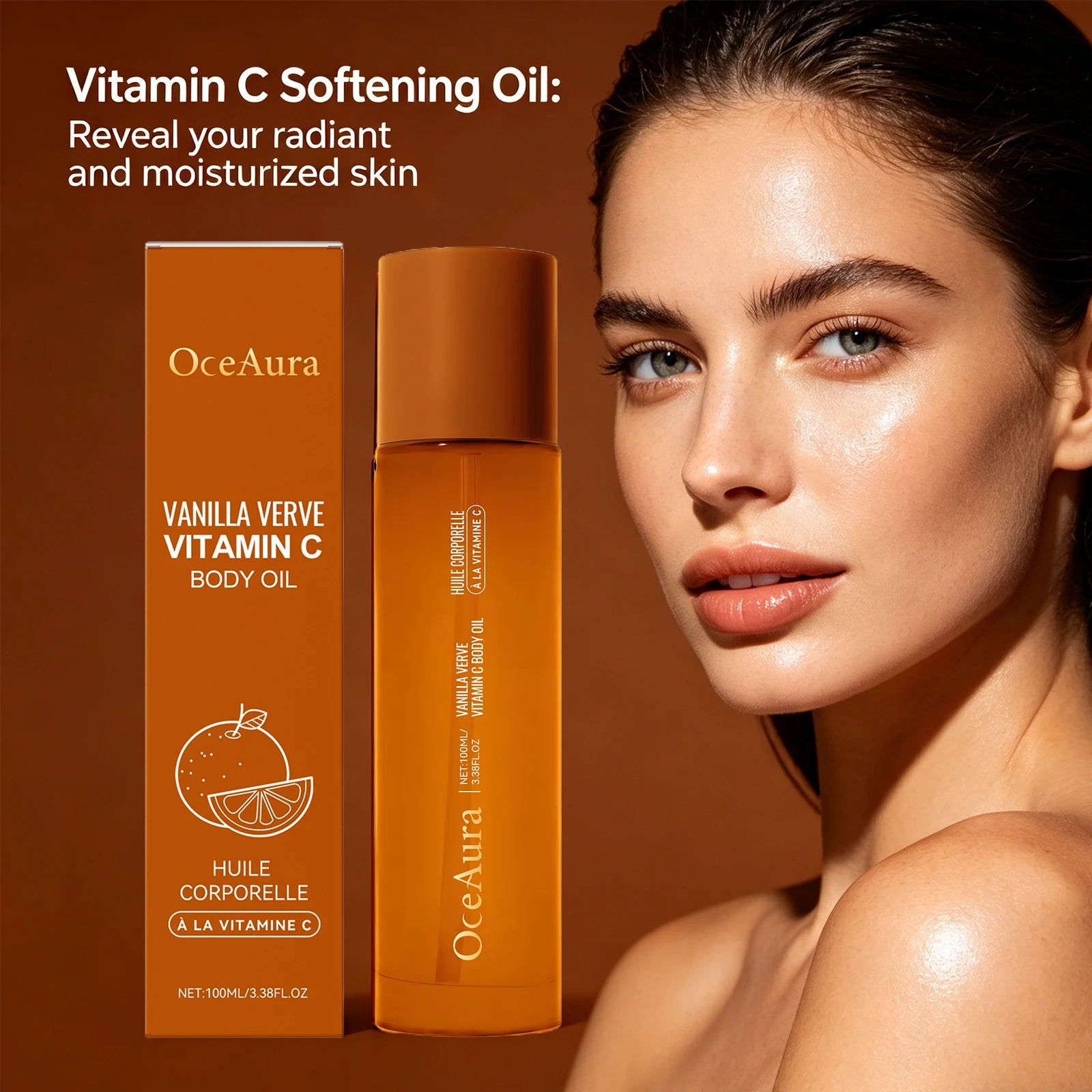 Vitamin C Brightening Body Oil – Deep Hydrating & Nourishing Skin Care - 2