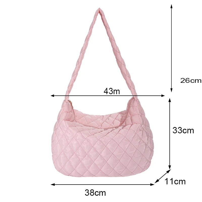 Luxury Quilted Padded Tote