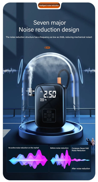 Portable Wireless Car Tire Inflator & Electric Air Pump