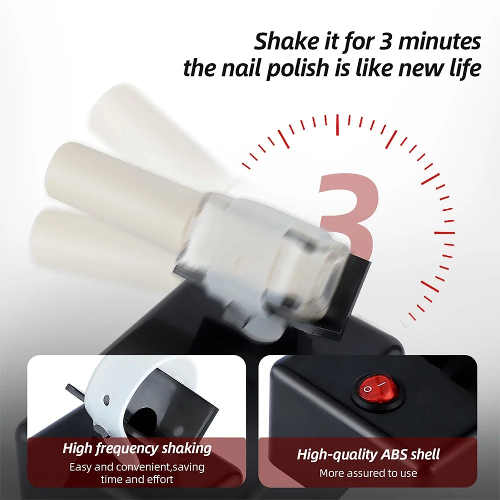 Electric Nail Polish & Tattoo Ink Bottle Shaker