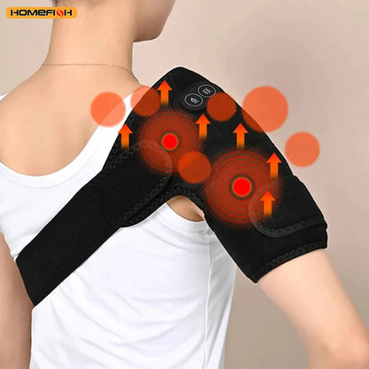 Heated Shoulder & Knee Massage Brace - Graphene Pain Relief