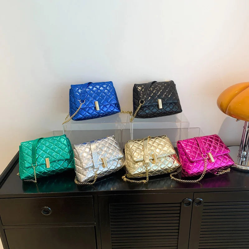 Luxury Sparkly Y2K Shoulder Bag