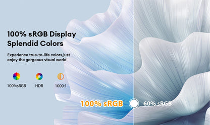 15.6" Ultra-Slim Portable Monitor FHD 1080P IPS 100% sRGB Laptop Second Screen