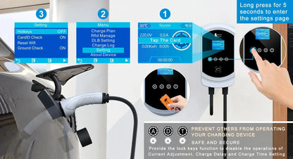 Smart EV Wallbox Charger - Type 2 WiFi Enabled with Dynamic Load Balancing