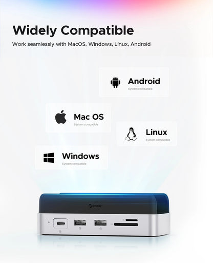 Mac Mini M4 Storage Expansion Docking Station with M.2 SSD Slot