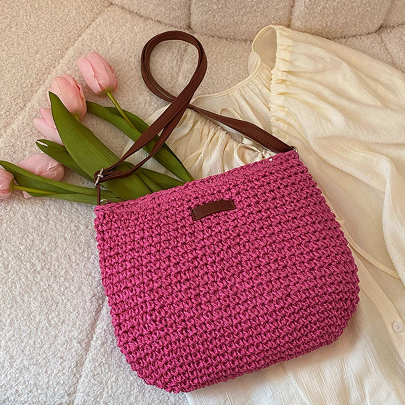 Bohemian Straw Tote