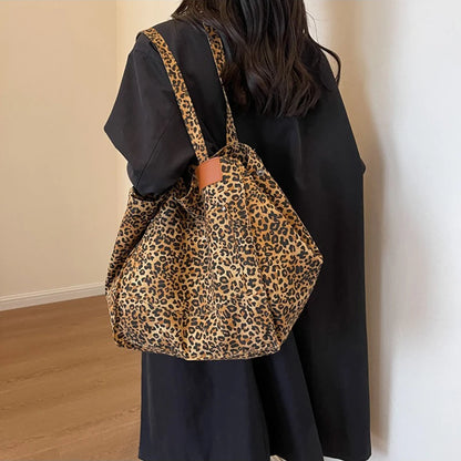 Luxury Leopard Print Tote Bag