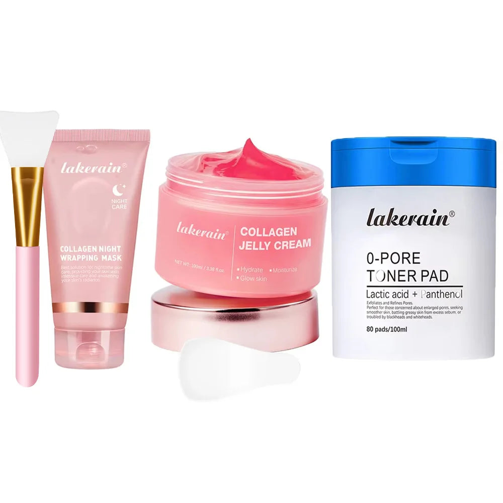 Overnight Collagen Wrapping Mask - Hydrating Peel-Off Facial Gel - 48