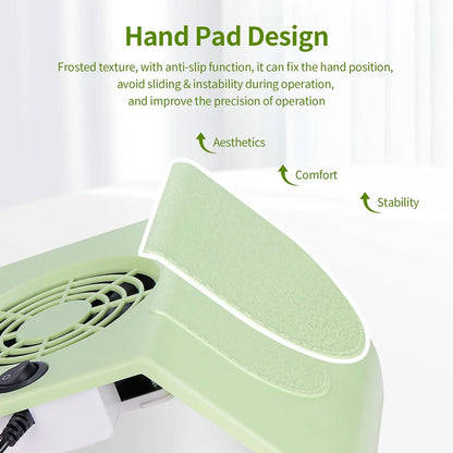 Portable USB Nail Dust Collector 24W Manicure Vacuum Extractor