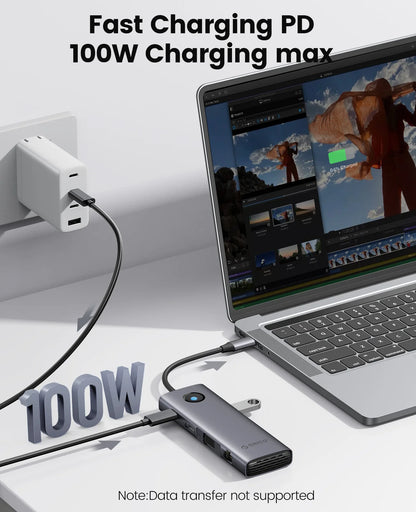 ORICO 10-in-1 USB-C Docking Station 4K HDMI Hub for Laptop & MacBook
