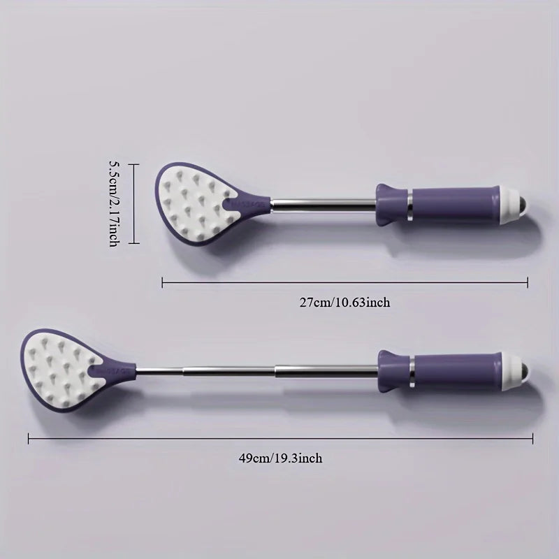 Telescopic Back Scratcher & Massage Tool - Portable Extendable Itch Relief - 3