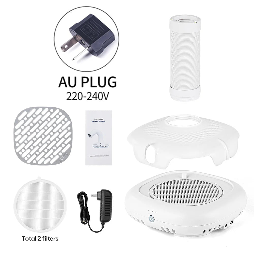 Nail Dust Collector Vacuum Extractor with Adjustable Tube - 57