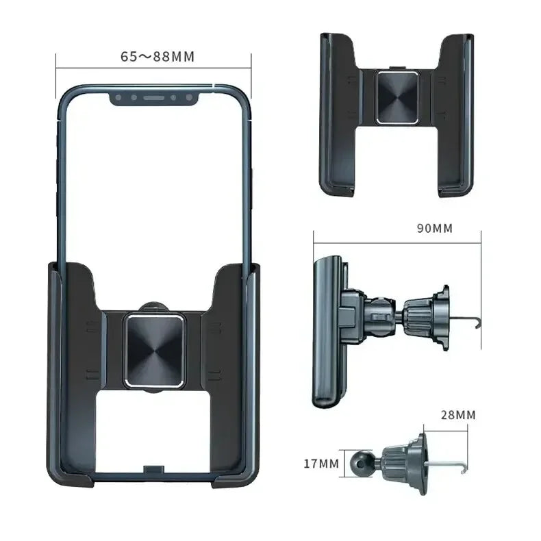 Gravity Air Vent Car Phone Holder - Secure Hands-Free Smartphone Mount