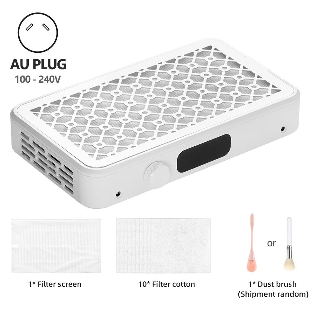 5-Speed Brushless Dual Turbo Nail Dust Collector - 33